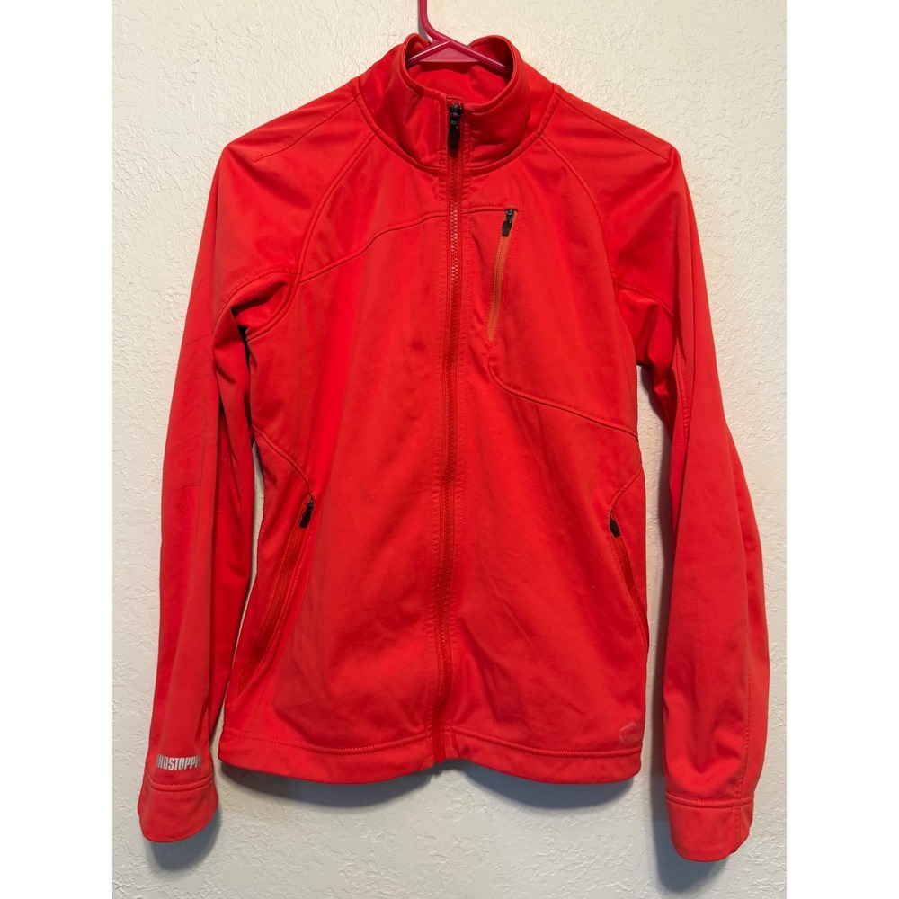 Cabelas XPG Extreme Performance Gear Windstopper Softshell Jacket Red Womens M